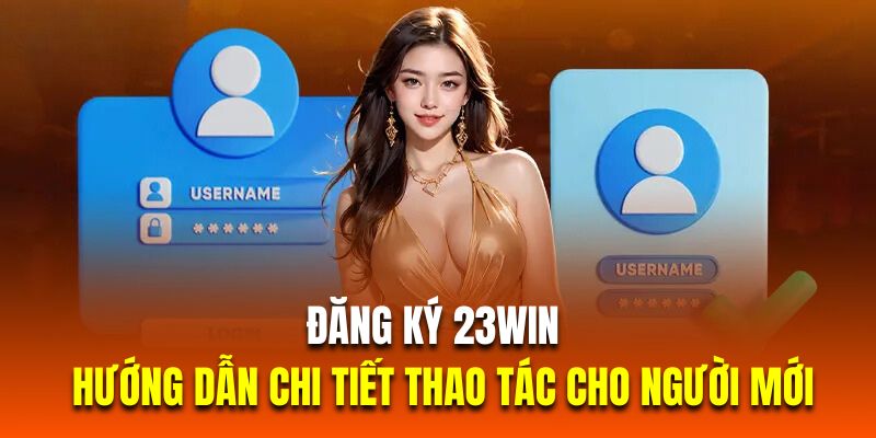 hướng dẫn đăng ký 23win