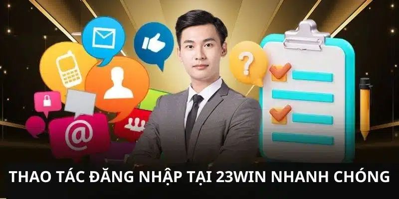 các bước đăng nhập 23win